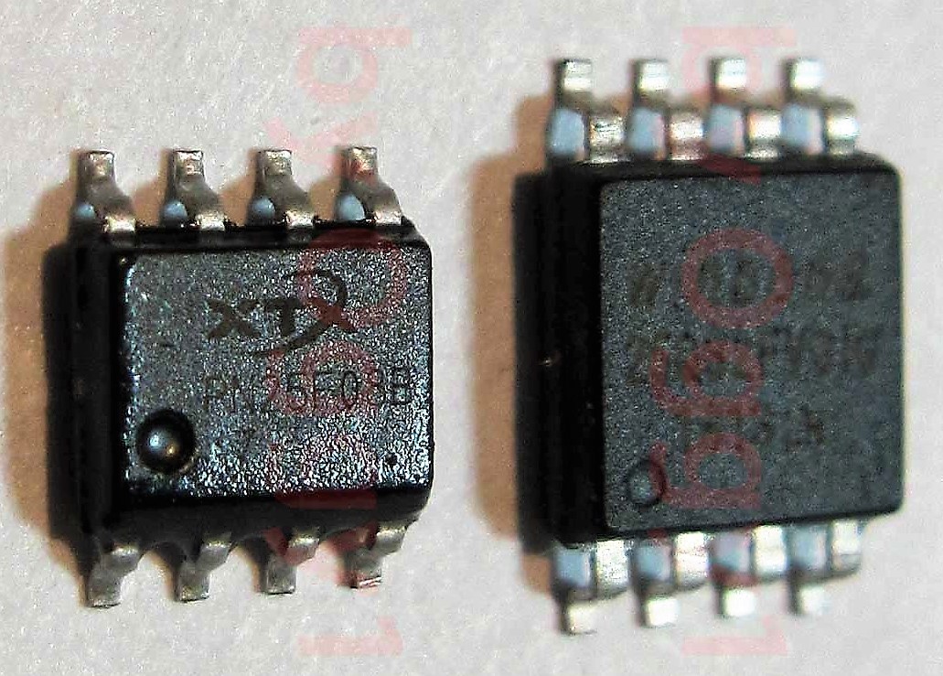 Original vs new chip